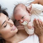 Mother with baby