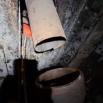Ancien raccord en fonte corrodÃÂ© retirÃÂ© de la structure, Paris 17