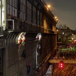 Cordistes UNICORDE en intervention de nuit sur le parking Rome-Batignolles, exploitÃÂ© par EFFIA, Paris 17