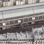 RepÃÂ©rage aÃÂ©rien du parking Rome-Batignolles avant l'intervention UNICORDE, Paris 17