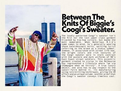 Article Coogi's - les pulls de B.I.G