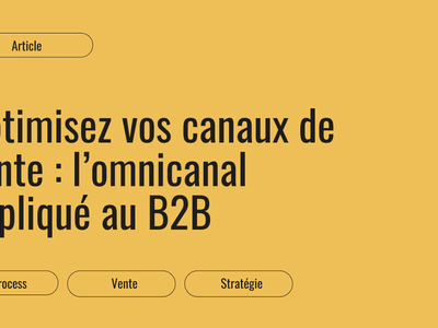 L'omnicanal appliqué au B2B : optimiser ses canaux de vente