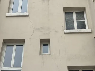 fissures sur façade