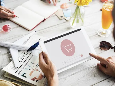 E-commerce Shop Online Homepage Sale Concept