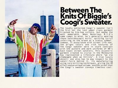 Article Coogi's - les pulls de B.I.G