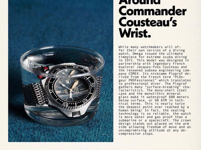 Article Ploprof - La Montre de Cousteau