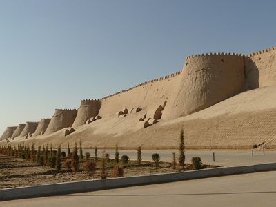 OuzbÃÂ©kistan ÃÂ©difice mural