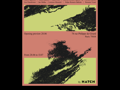 Dalia Baassiri is part of the collective show Garage Band, curated by HATCH in Paris