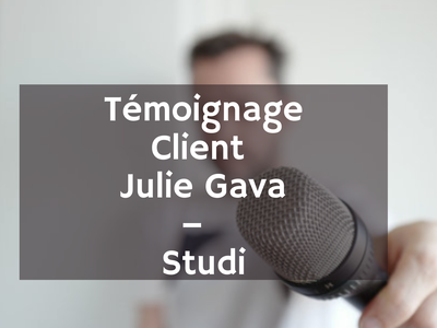 Témoignage Client – Julie Gava – HR Business Partner Sales Department chez STUDI