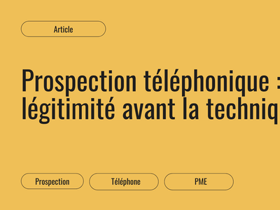 Vignette de l'article Destination Clients sur la prospection téléphonique en PME