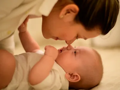 mom and child photo