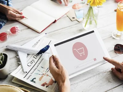 E-commerce Shop Online Homepage Sale Concept