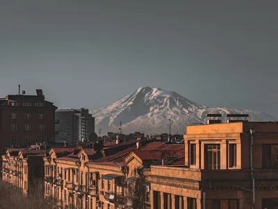 Everan ville et montagne, capitale de l'ArmÃÂ©nie