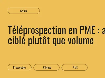 Vignette de l'article Destination Clients sur la téléprospection ciblée en PME