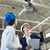 Female building contractors visiting construction site