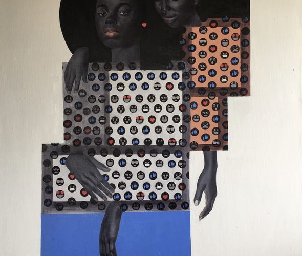Damilola Opedun - The High Priestess , 152x122 cm, oil on canvas, 2021