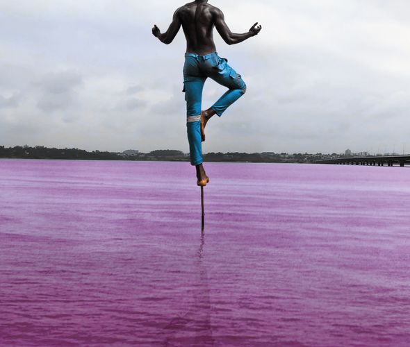 Malick Kebe - God of water, 2019 - C-print on dibond - 150x100 cm - Courtesy African Arty