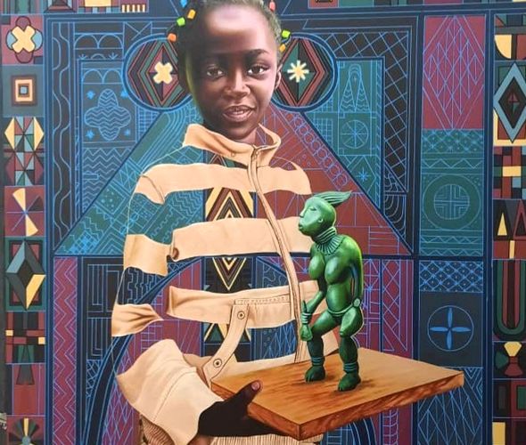 Dieudonné Djiela Kamkang - Untitled Child - African Arty