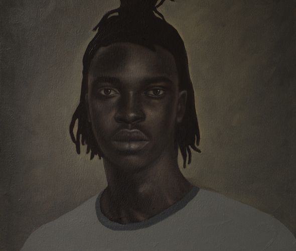 Chiderah Bosah - Homeboy Lewis II - Oil on canvas - 64x64 cm - Courtesy African Arty