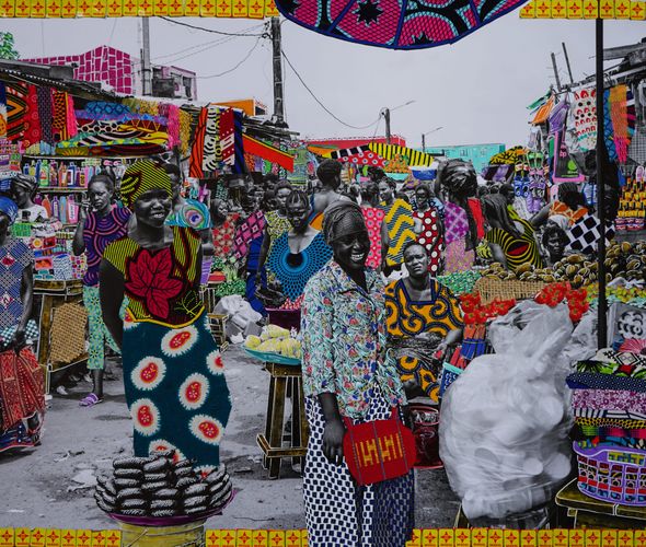 Claire Marboeuf - cocovid.60X90 african arty