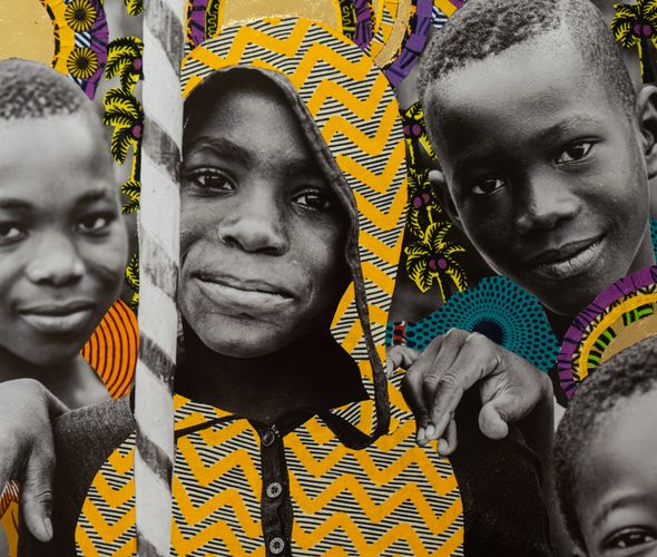 Claire Marboeuf - moïse 40X60 - african arty