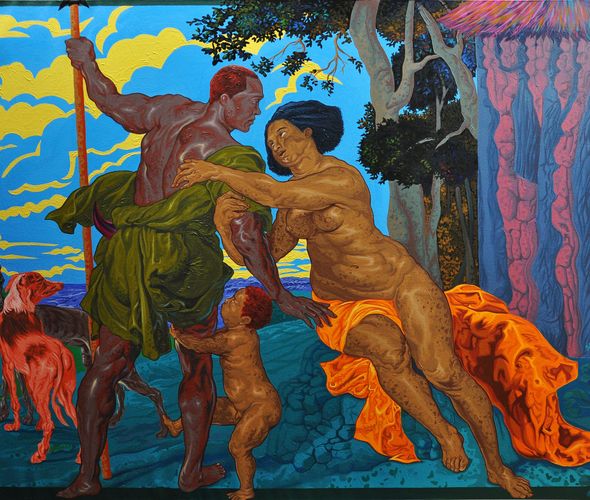 Victorien Bazo - depart pour la chasse1v