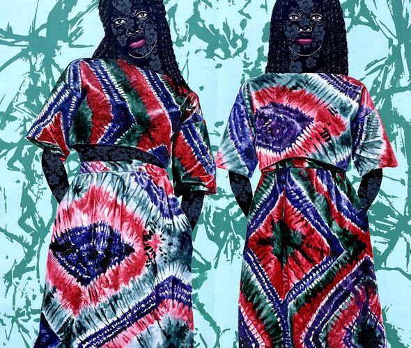 Victor Olaoye - She is just like me II - 135x152 cm