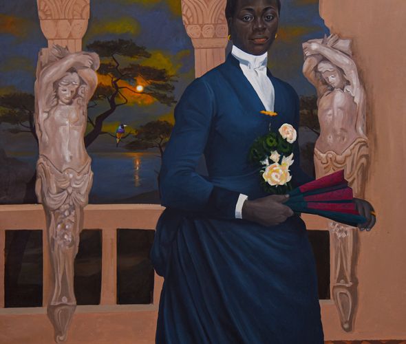 Atiye Afolabi - Beatitudes II (Que Sera Sera, 2022 - Oil on canvas - 152x106 cm