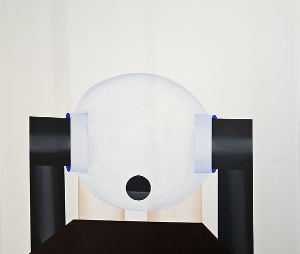 Kpe Innocent - ‘Rest It’, 2023. 100 x 100cm, Acrylic on Canvas