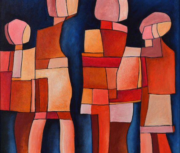 Abderrahmane Rahoule - SANS TITRE, CIRCA 1980 - Huile sur toile - 100x80 cm