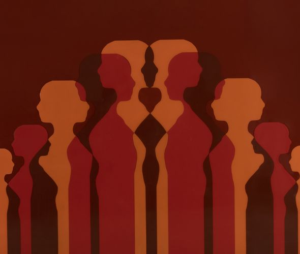 Zouhair Chihad - Sans Titre, 2024 - Technique mixte et résine sur panneau - 123x203cm