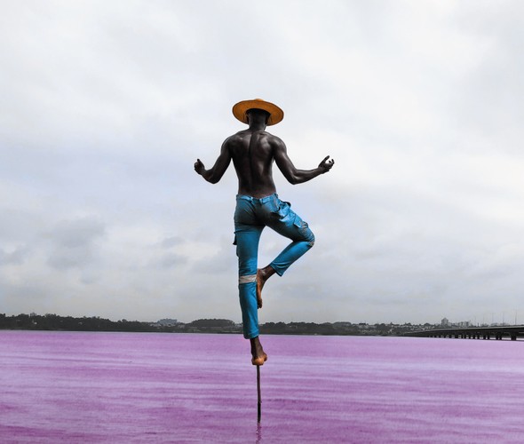 Malick Kebe - God of water, 2019 - C-print on dibond - 150x100 cm - Courtesy African Arty