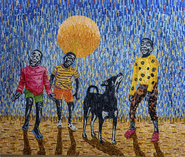 Amadou Opa Bathily - Le regard d'un amour - 2022 - 150x180 cm