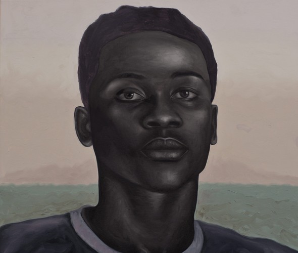 Chiderah Bosah - CJ, 2022 - Oil on canvas - 100x100 cm