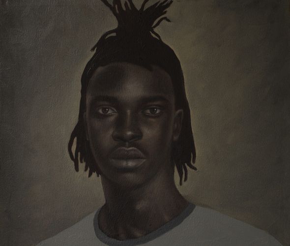 Chiderah Bosah - Homeboy Lewis II - Oil on canvas - 64x64 cm - Courtesy African Arty