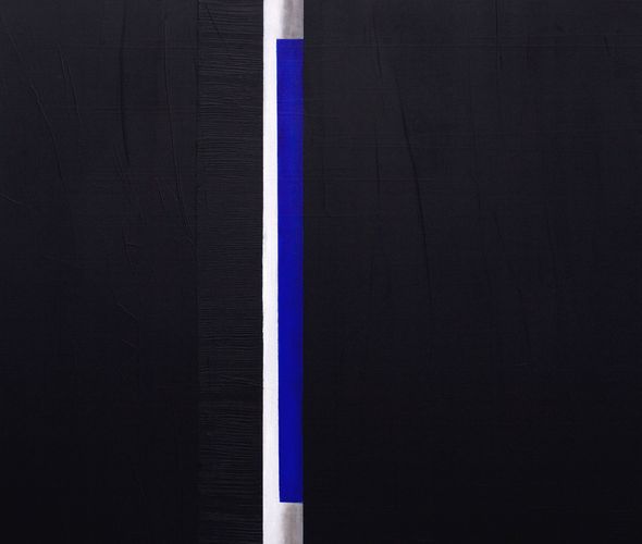 Ahlam Lemseffer - Noir d'Azur 150 X 150 cm