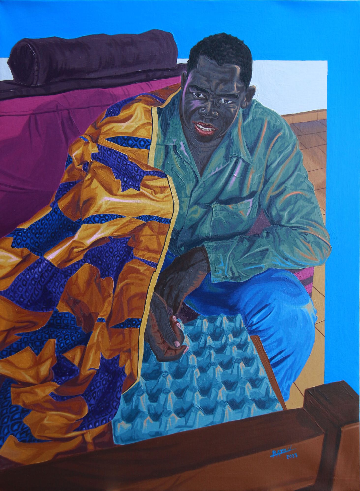 Victorien Bazo - Joueur de Songo avec une alvÃÂ©ole dÃ¢ÂÂoeuf