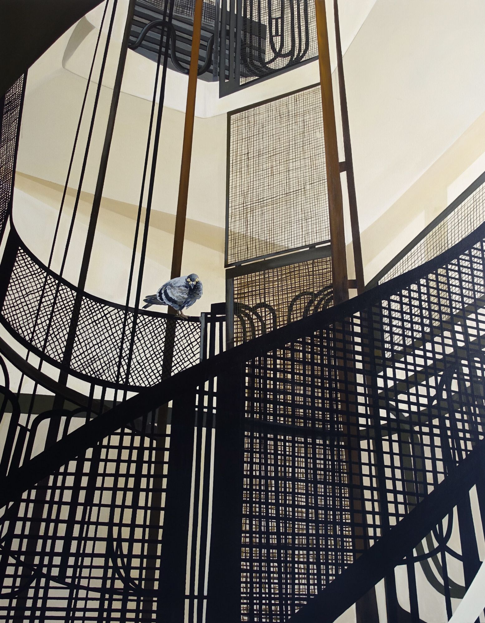 Amina Azreg - l'aveugle, 2023 - 150x120 cm