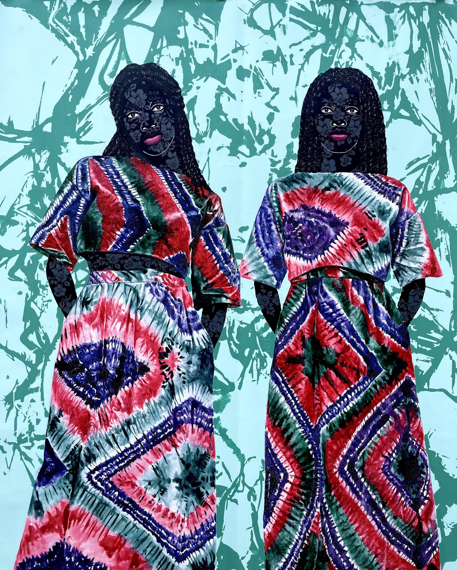 Victor Olaoye - She is just like me II - 135x152 cm