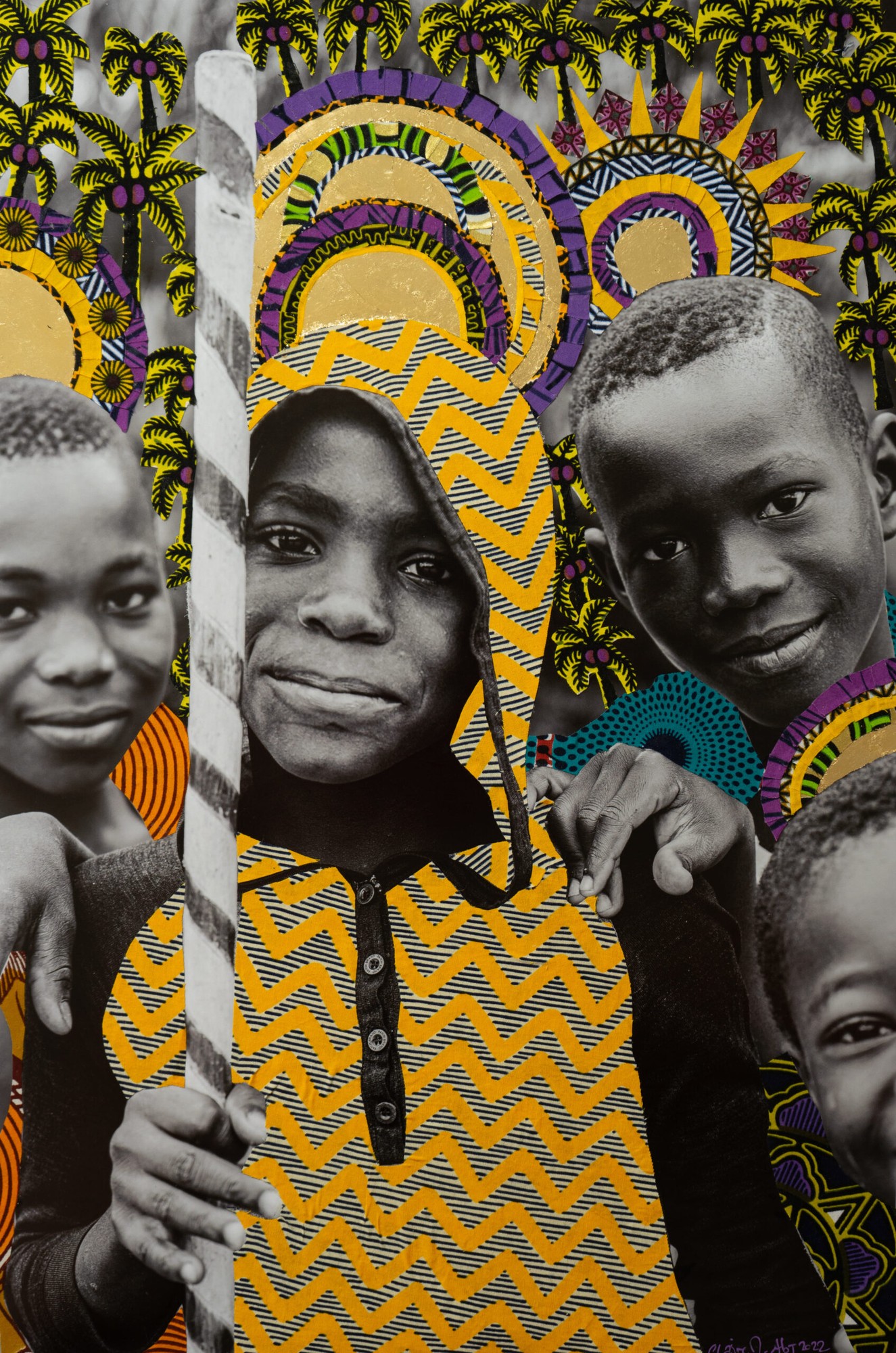 Claire Marboeuf - moïse 40X60 - african arty