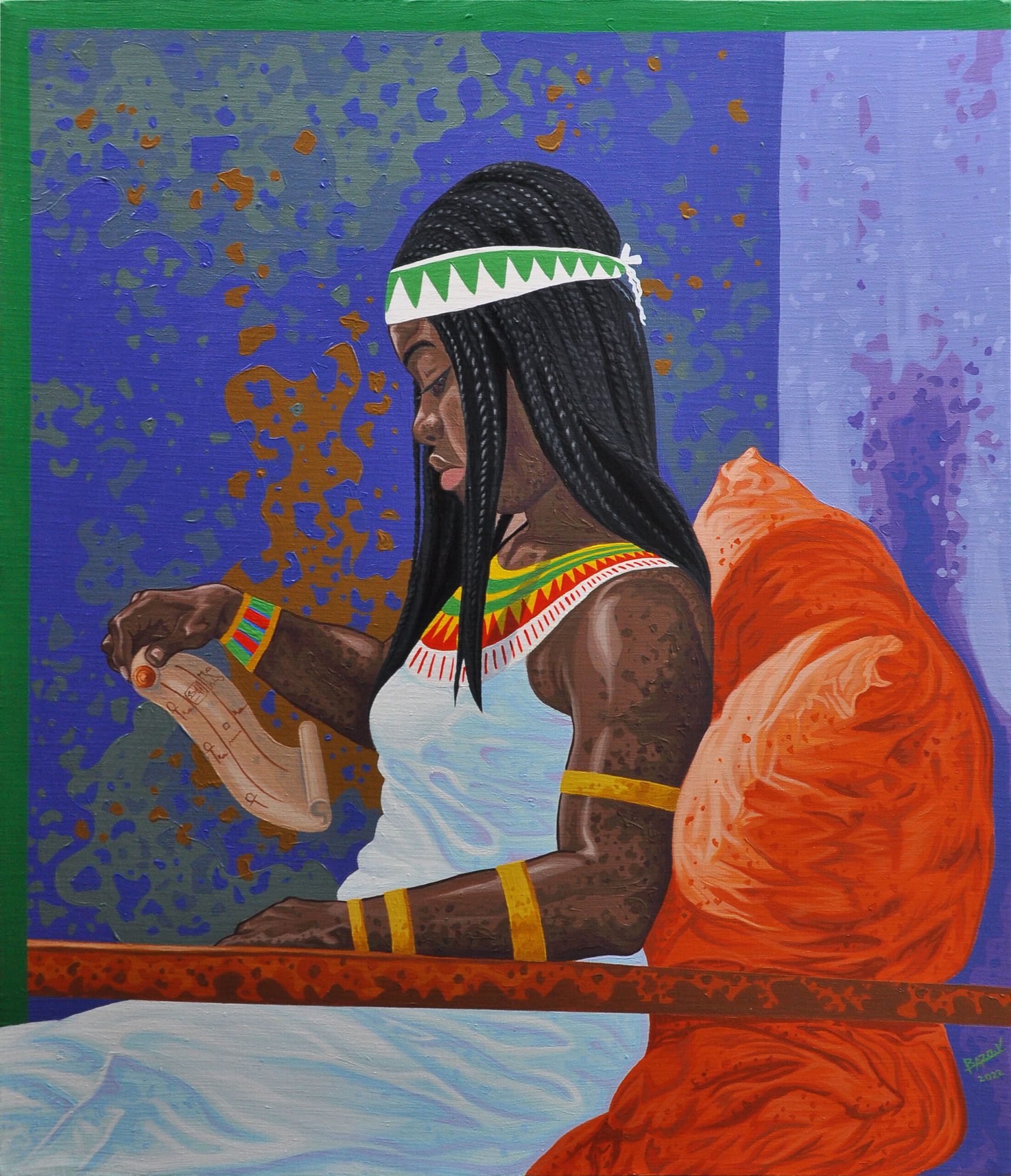 Victorien Bazo - lecture sur papyrus_new