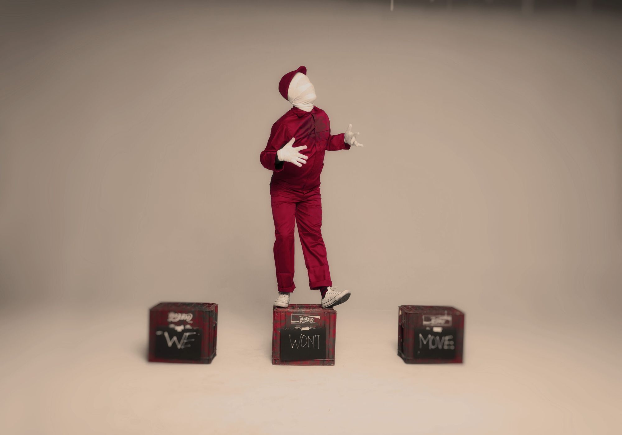 Tsoku Maela - Mapantsula Ajabulile - 100x130 cm