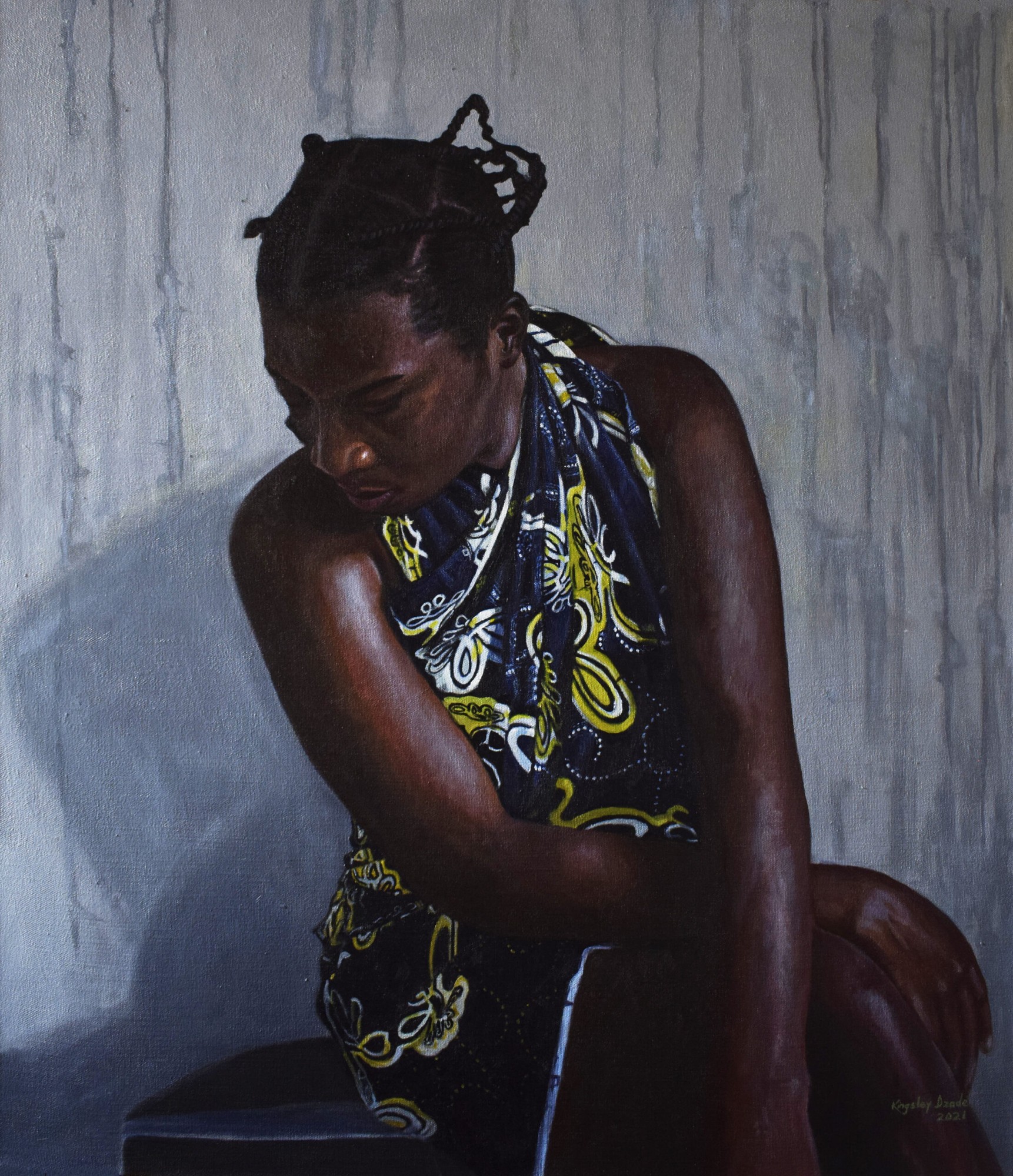 Kingsley Dzade - Self Love III - 122x106 cm