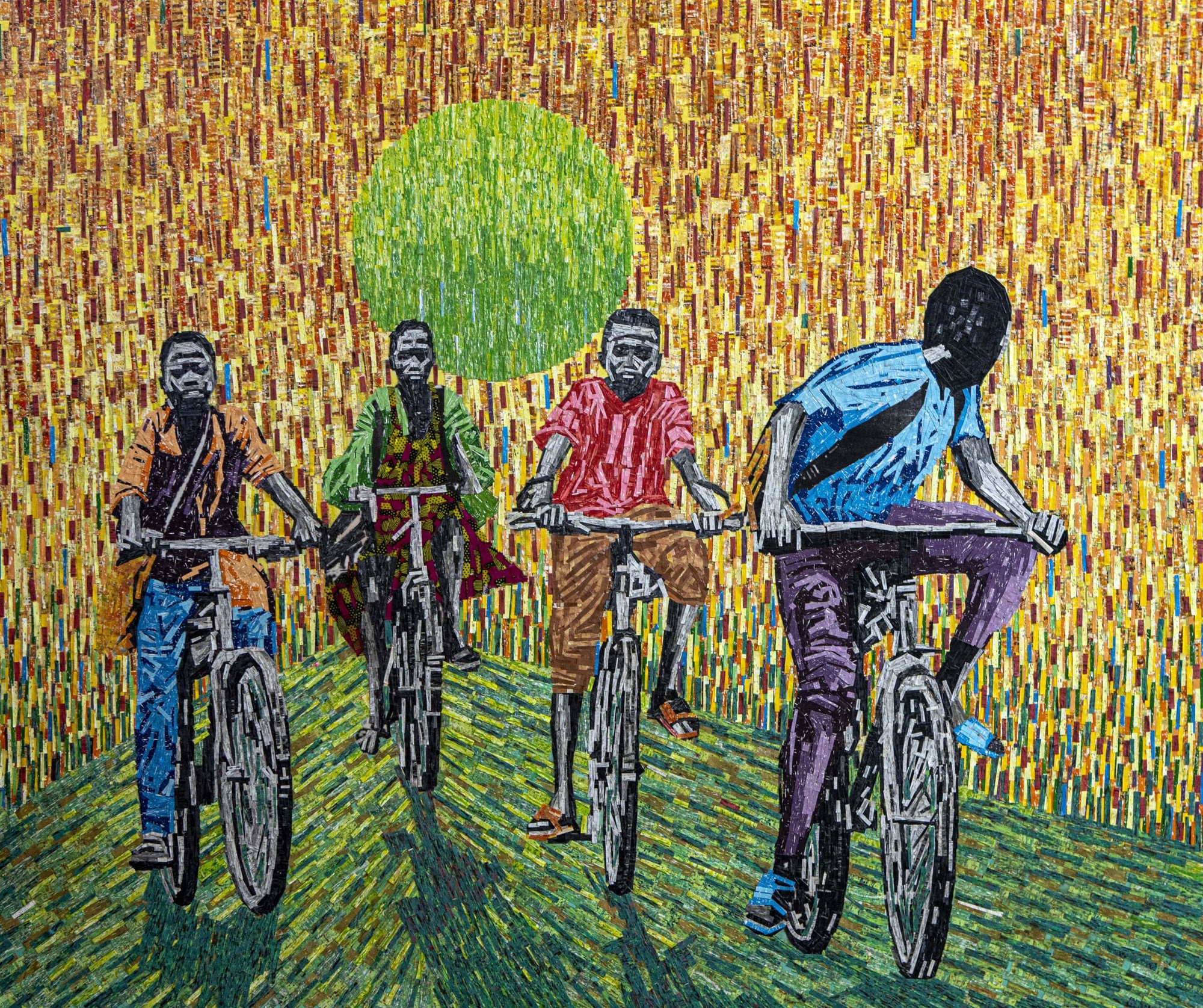 Amadou Opa Bathily - Le tapis vert - 2022 - 150x180 cm