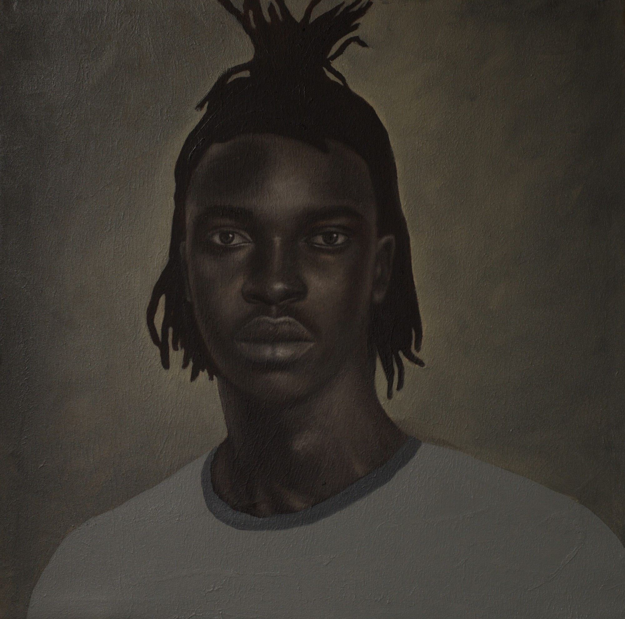 Chiderah Bosah - Homeboy Lewis II - Oil on canvas - 64x64 cm - Courtesy African Arty
