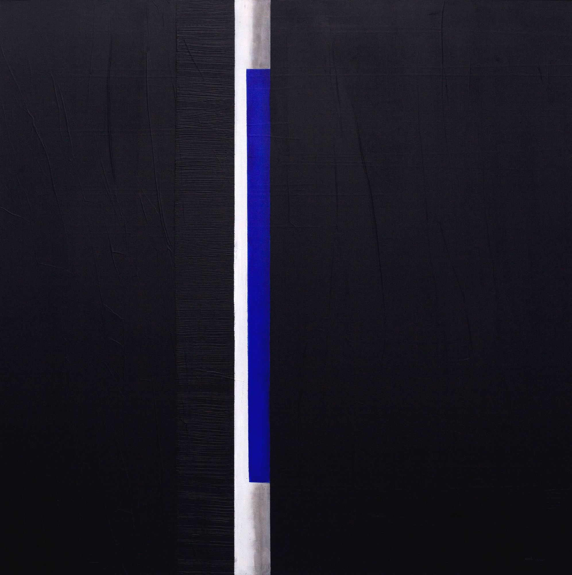 Ahlam Lemseffer - Noir d'Azur 150 X 150 cm
