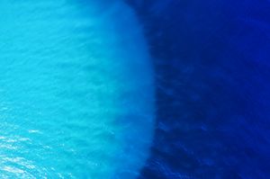 Sea as a background, Croatia. Aerial landscape at the summer time
