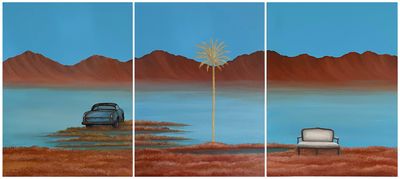 Houda Terjuman- Fragmented memory, suspended between sky and earth