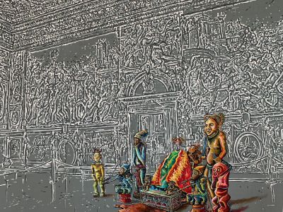 Franck Kemkeng – His Majesty in his Palazzo Vecchio