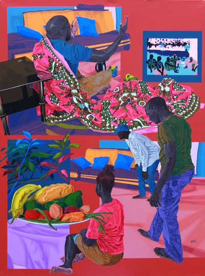 Victorien Bazo – RÃÂ©ception dans la maison ÃÂ  palabre